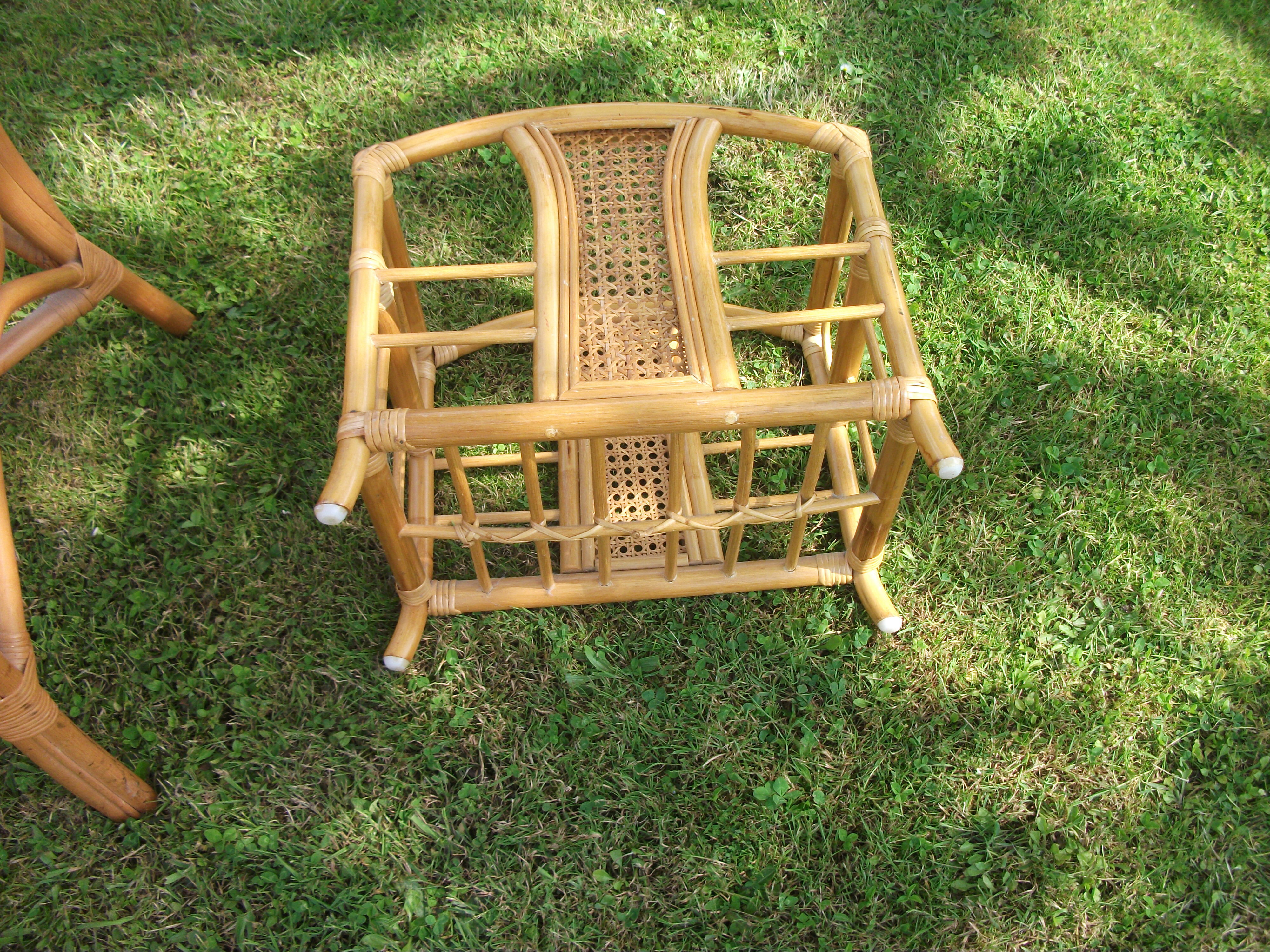 Rattan book holder