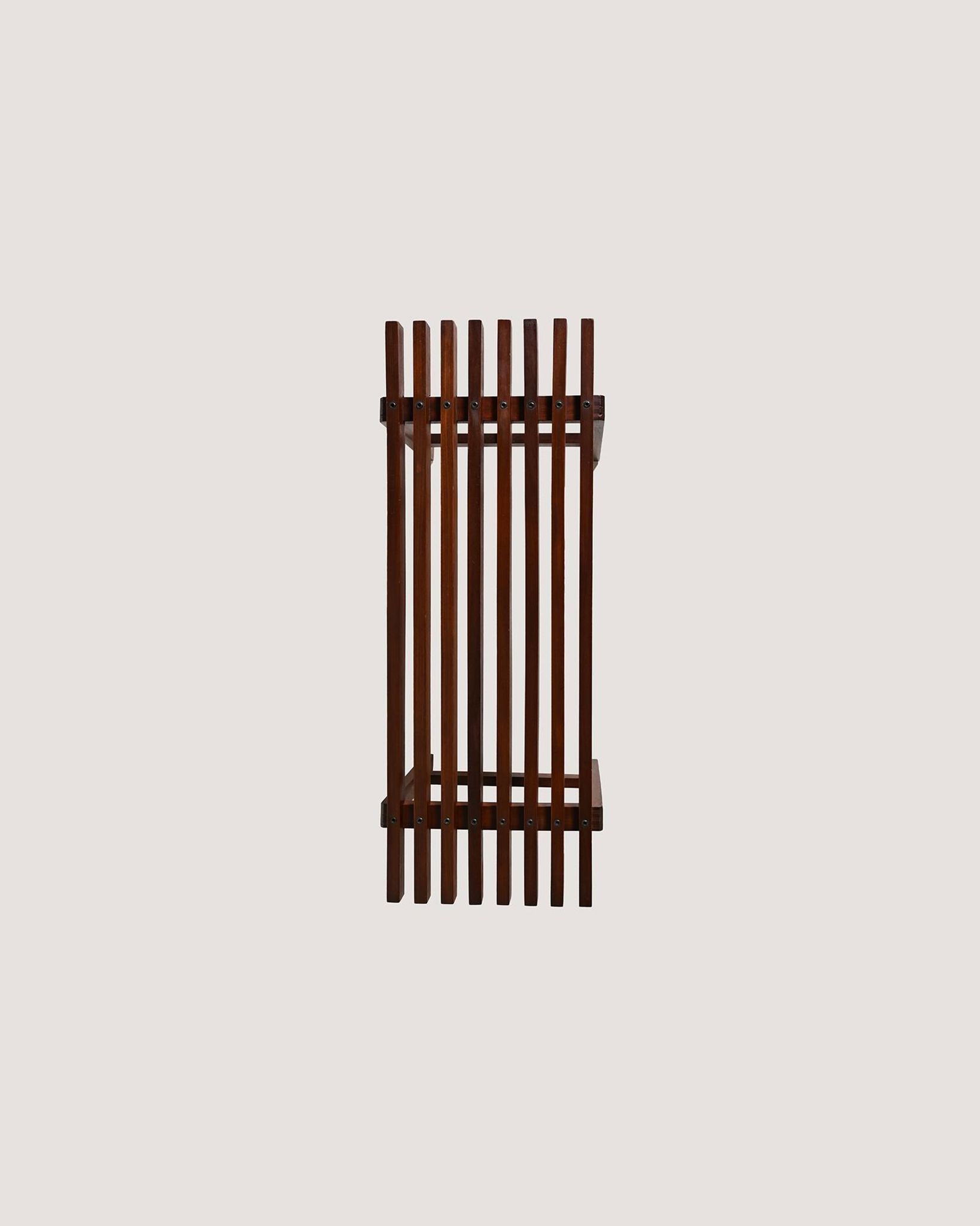 Slat bench in fine wood, 1970s