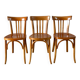 Set of 3 Luterma bistro chairs 50s