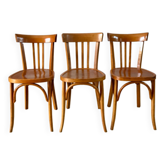 Set of 3 Luterma bistro chairs 50s