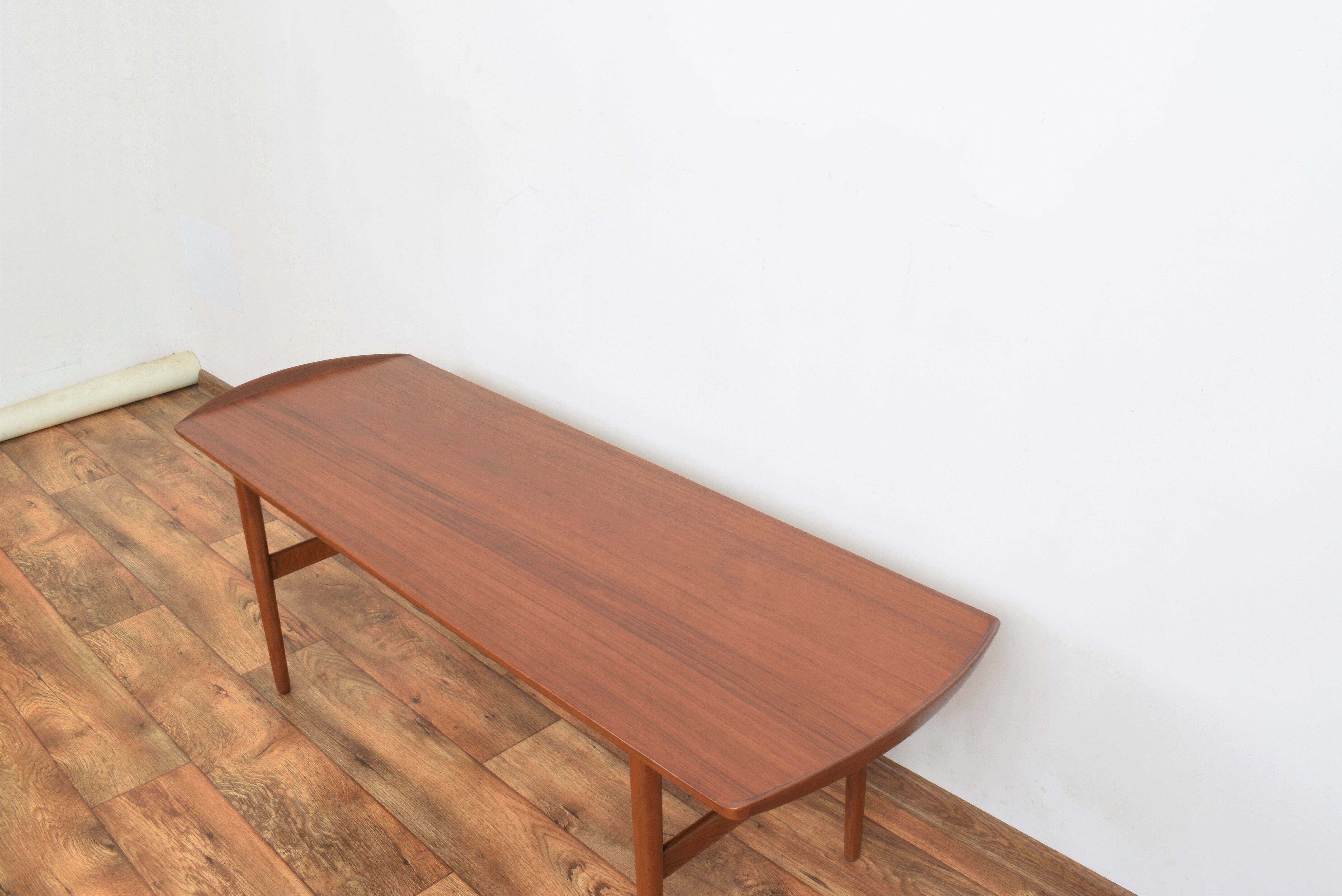 Mid-century danish teak coffee table from bovirke, 1960s.