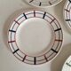 Set of 7 Saint Amandinoise Dessert Plates