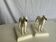 Rare pair porcelain figure of greyhound/borzoi. Czechoslovakia
