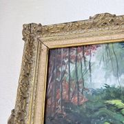 Framed oil painting "forest"