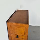 Meuble bar espagnol en chêne sculpté