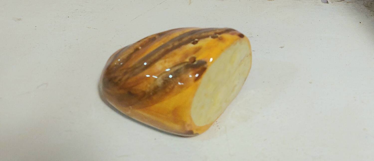 Slop pot in slipware