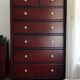 Macy's Murray dark brown wooden chest of drawers