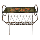 Metal magazine rack and Vallauris tiles