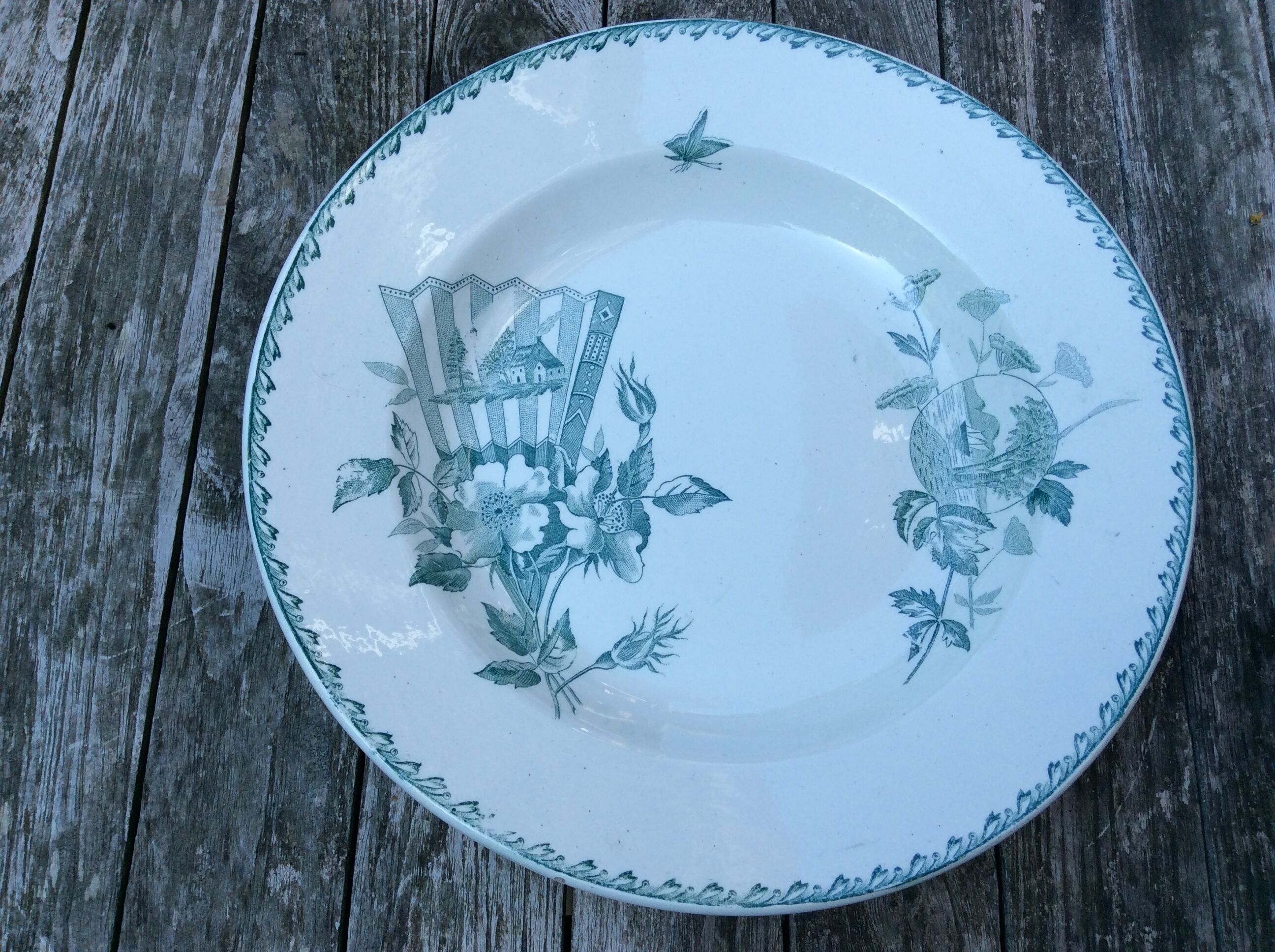 Series 6 tablespoons Plate Iron Earth