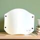 White acrylic table lamp Vela by Samuel Parker
