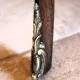Louis XV style bedside table in marquetry rosewood