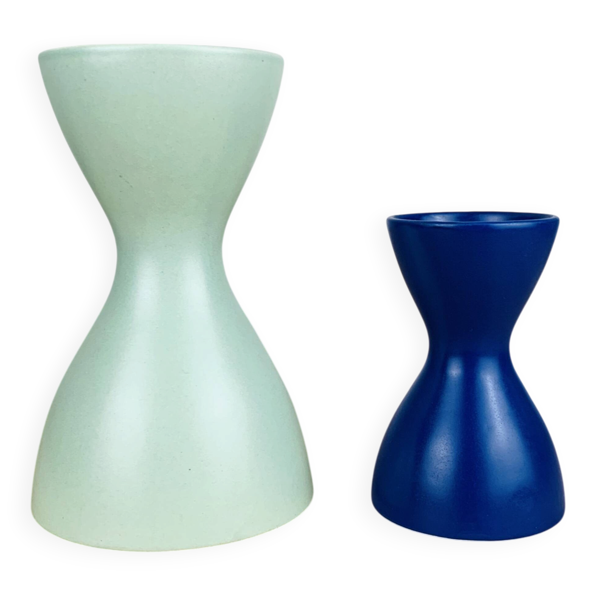 2 diabolo ceramic vases by Anne Nilsson & Maria Vinka for Ikea