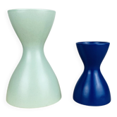 2 vases diabolo céramique par Anne Nilsson & Maria Vinka pour Ikéa
