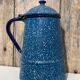 Enamelled pot