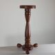 Vintage turned wooden flower support column