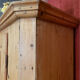 Pine wardrobe from the 19th century.