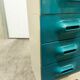 Commode vintage bleu canard 1970