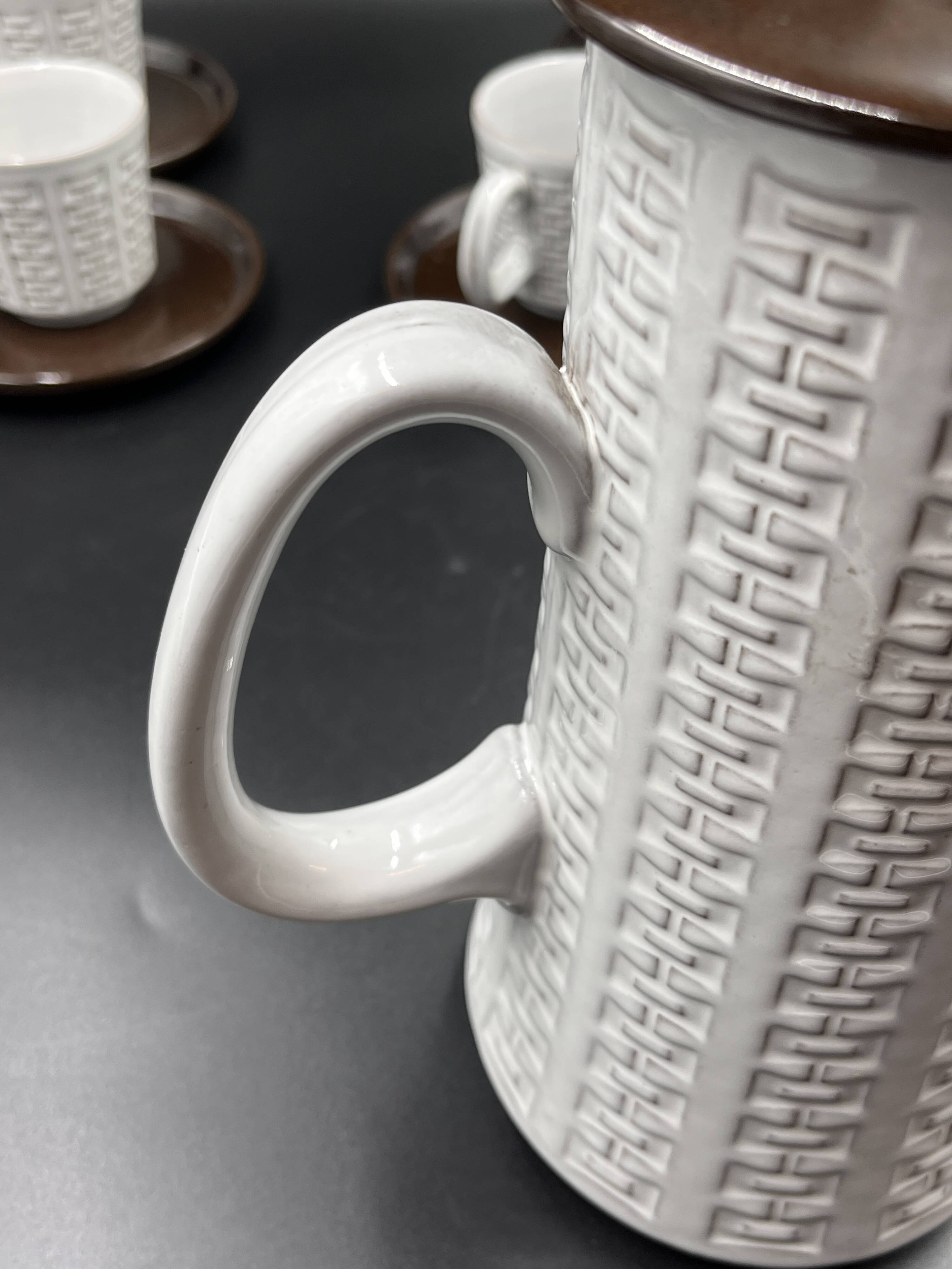 Ceramano coffee service, model: Epsilon by Karl Leuther