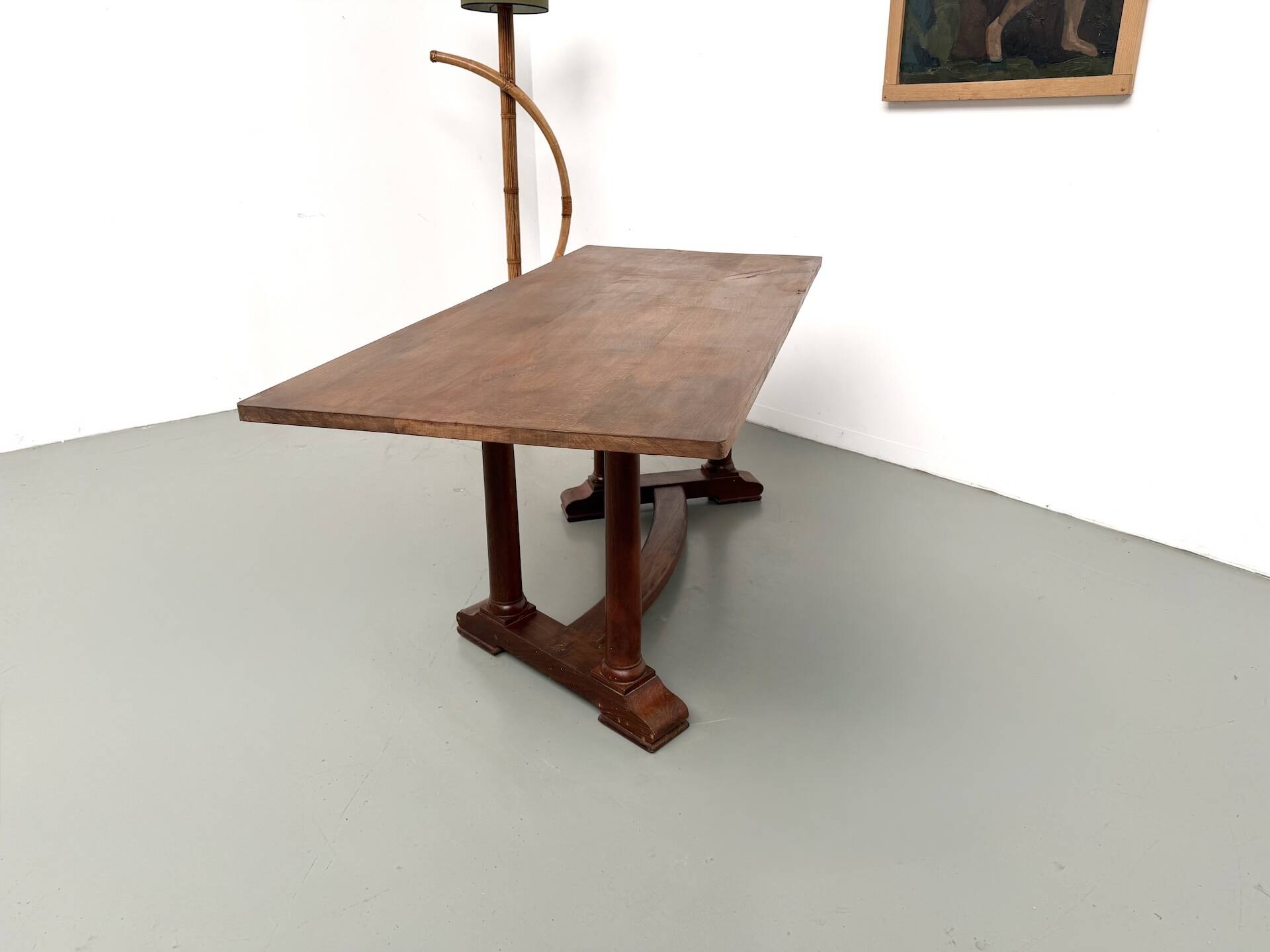 Art Deco dining table or desk in oak and beech – 1930s