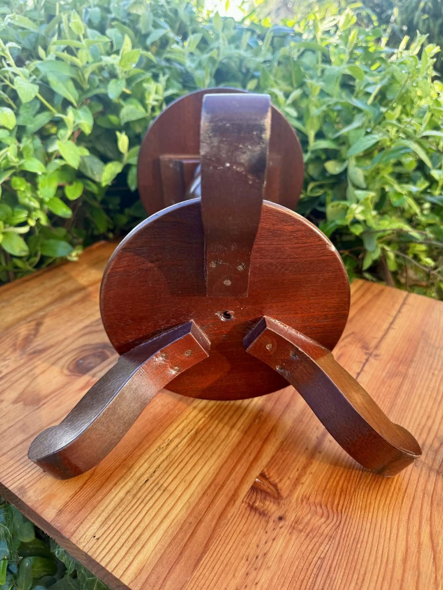 Guéridon en bois vintage