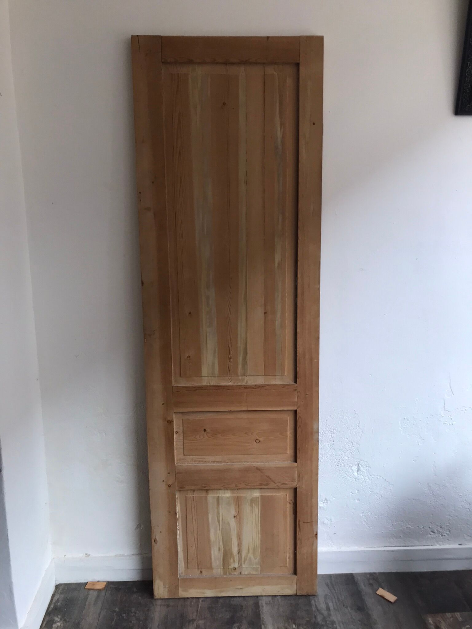 Pair of old XIX pine doors