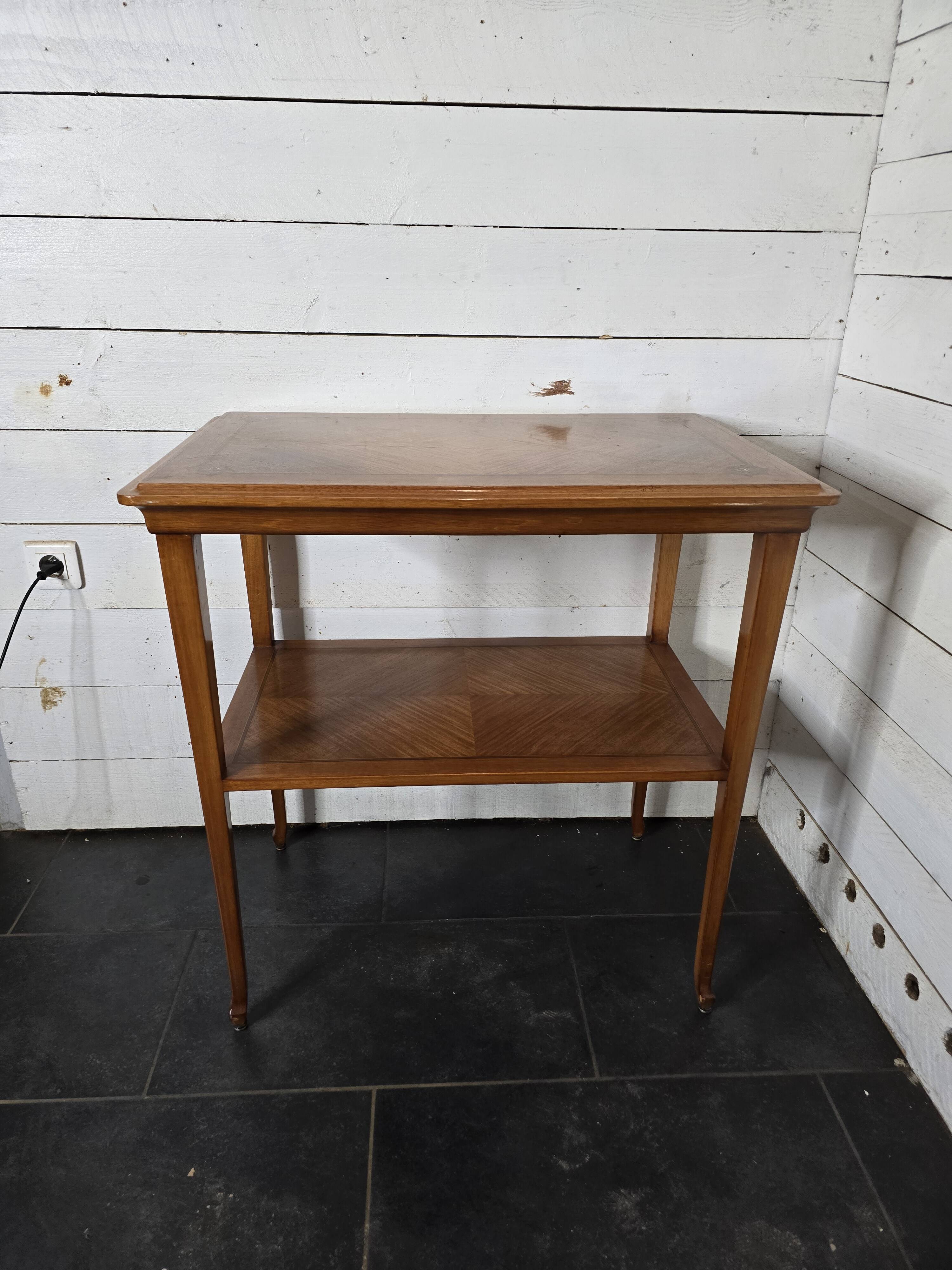 Louis Majorelle Art Nouveau mahogany side table, 1920