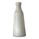 Opaline glass bottle, "milk glass"