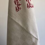 Pair of tea towels, towels with mouth