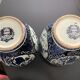 Pair potiches delfts by boch