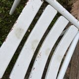 Duo of vintage metal Tolix chairs