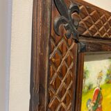 Old painting, oriental landscape, signed M Gourloo 20th century