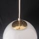 Parscot France hanging Opalin Glass Globe - 30 cm - 60-70 years