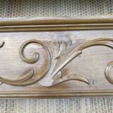 Old wooden curtain cover