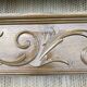 Old wooden curtain cover