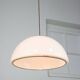 Space-age White Pendant by Luigi Massoni for Guzzini, 1960s