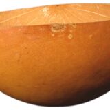 Set of 3 half gourds, sourced from West Africa, 24 – 27 – 30cm.