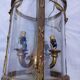 4-light lantern with bulging glass