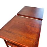 Lydia Levi coral red for McGuire Bar Cart
