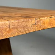 Grande table de monastère en bois style campagnard 298 cm