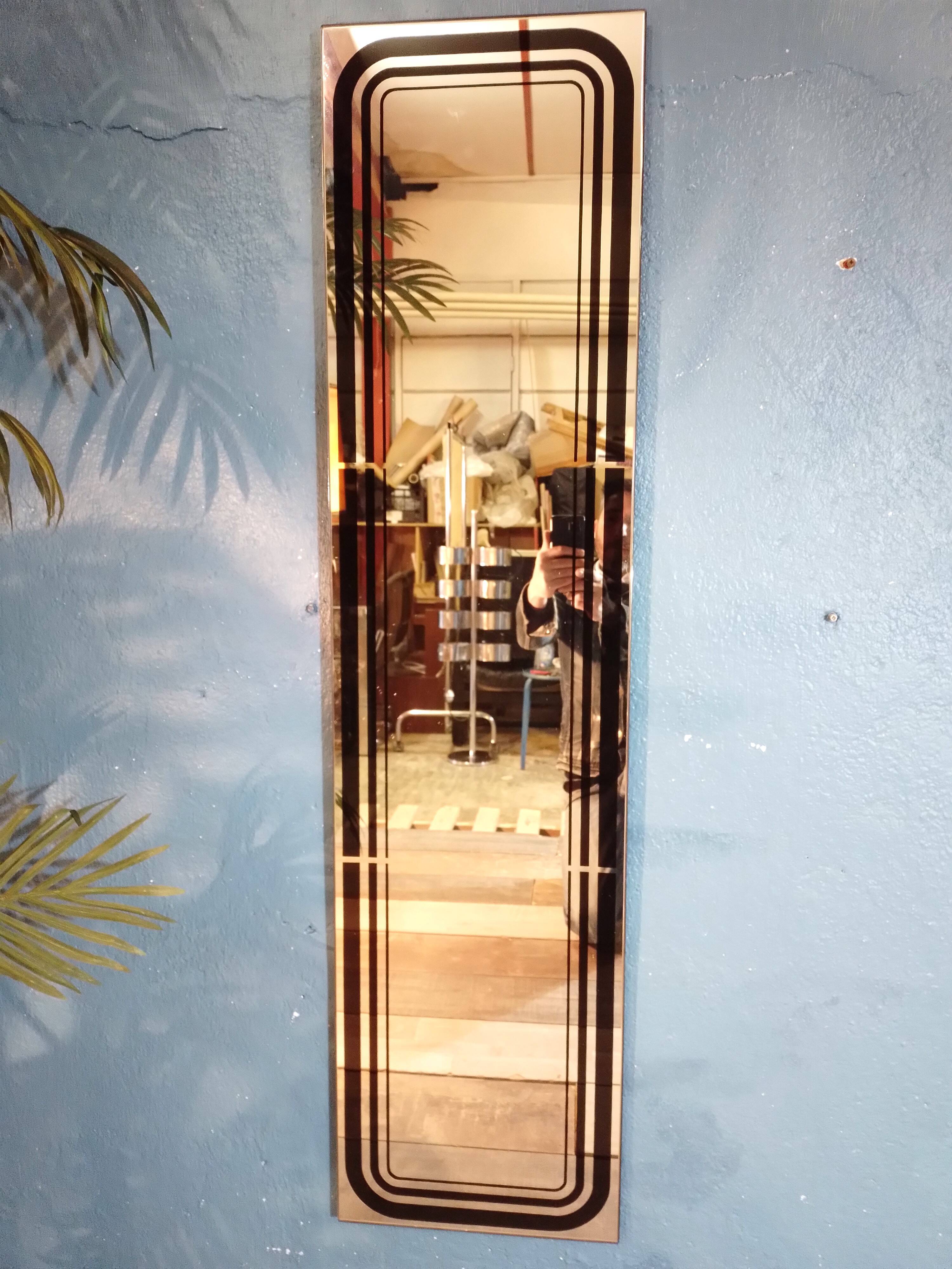 Wall mirror Italy 1970s