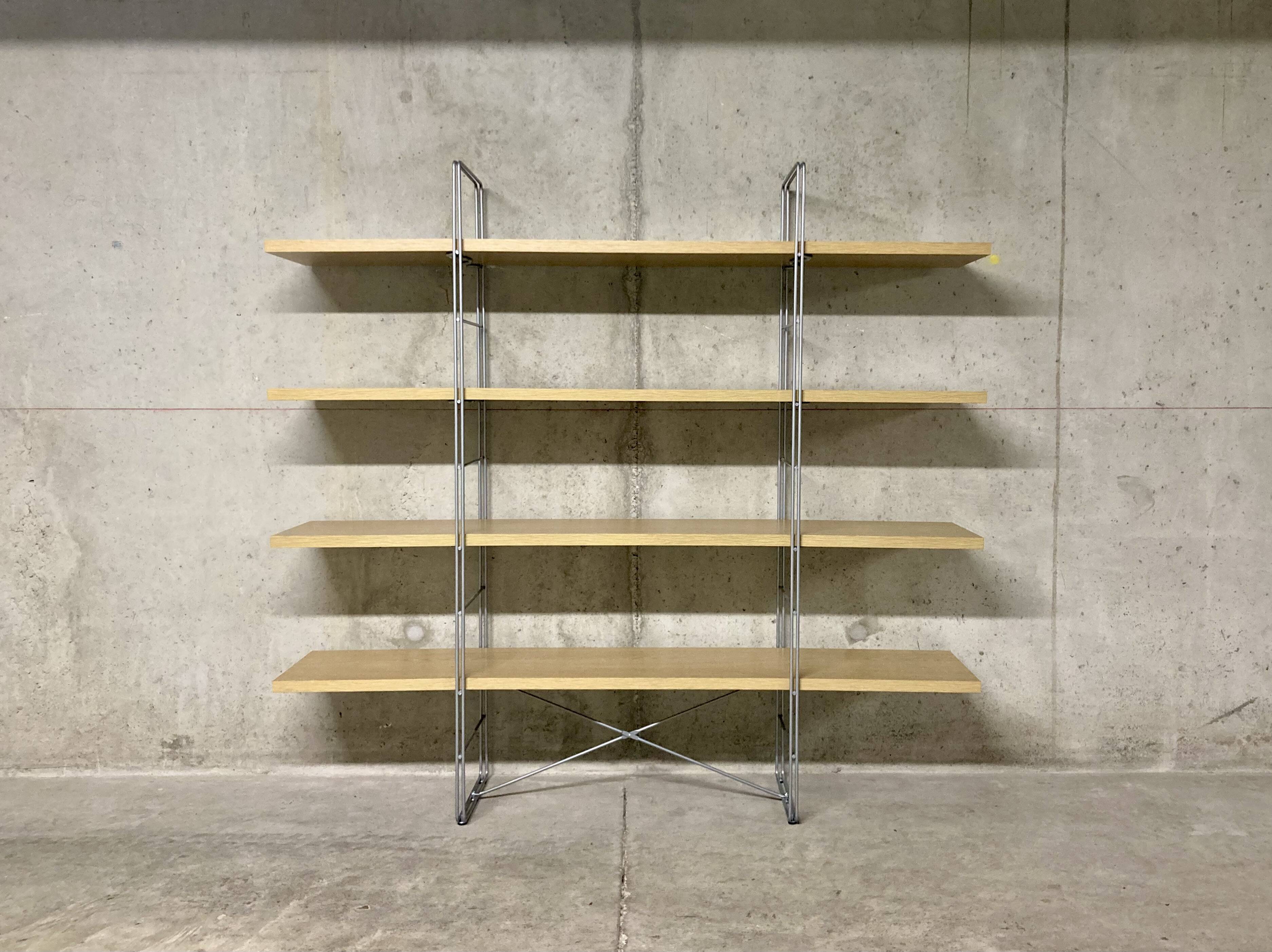 Enetri shelving system vintage oak Niels Gammelgaard for Ikea
