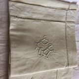 All embroidered pillowcases and monogram