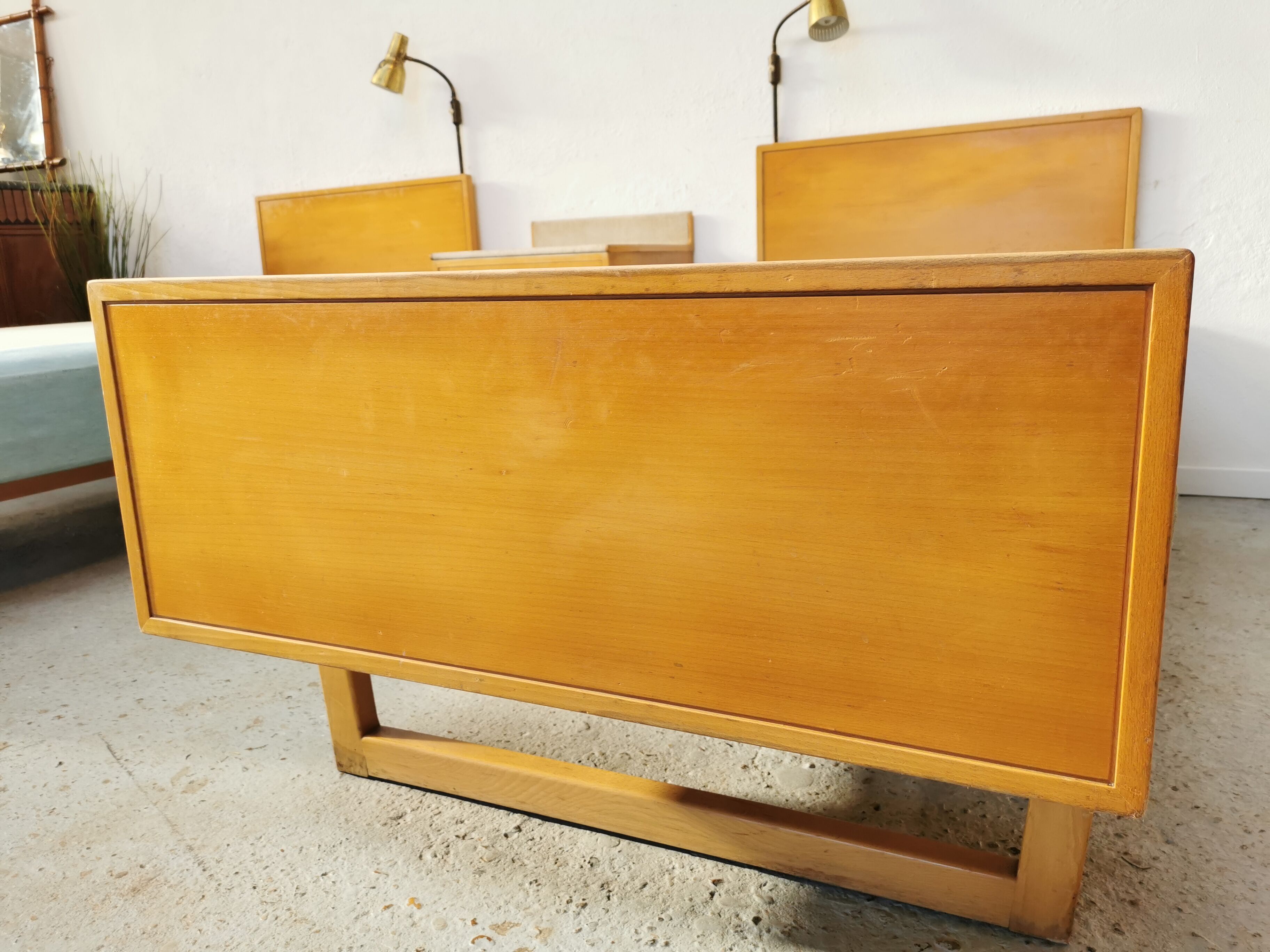 Vintage Scandinavian bed by NK