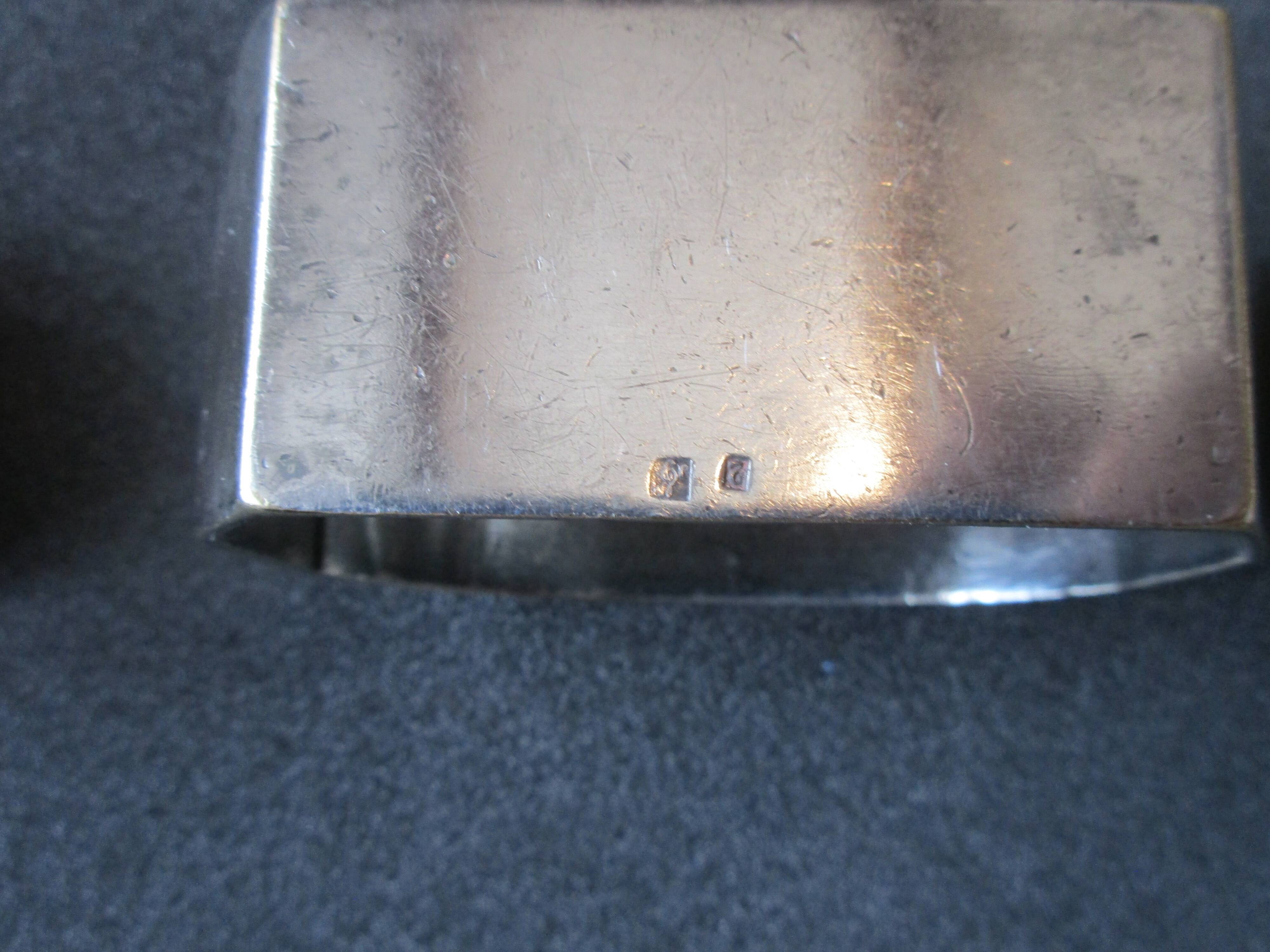 Art deco towel rings "madame" "sir" in silver metal