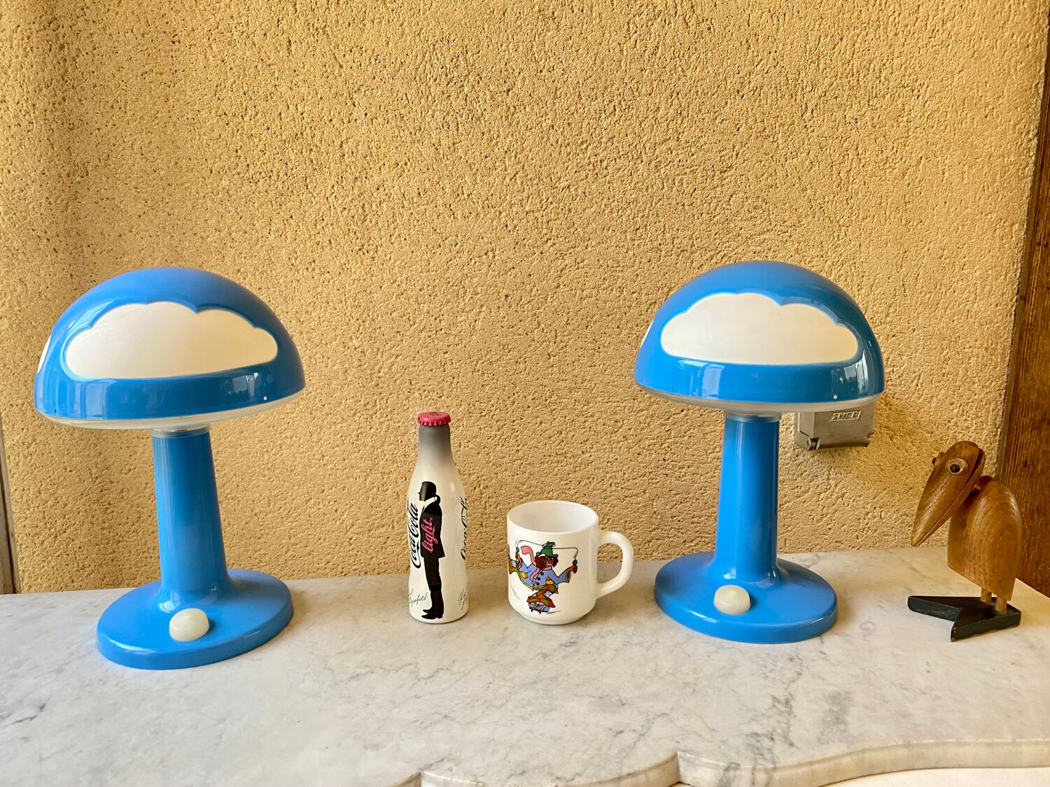 Cloud mushroom lamp IKEA Skojig design Henrik Preutz collector vintage 90