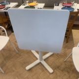 White folding table 70x70
