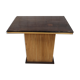 Vintage bamboo and solid wood bistro table
