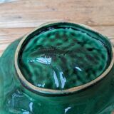 Sarreguemines ceramic cabbage leaf emptier