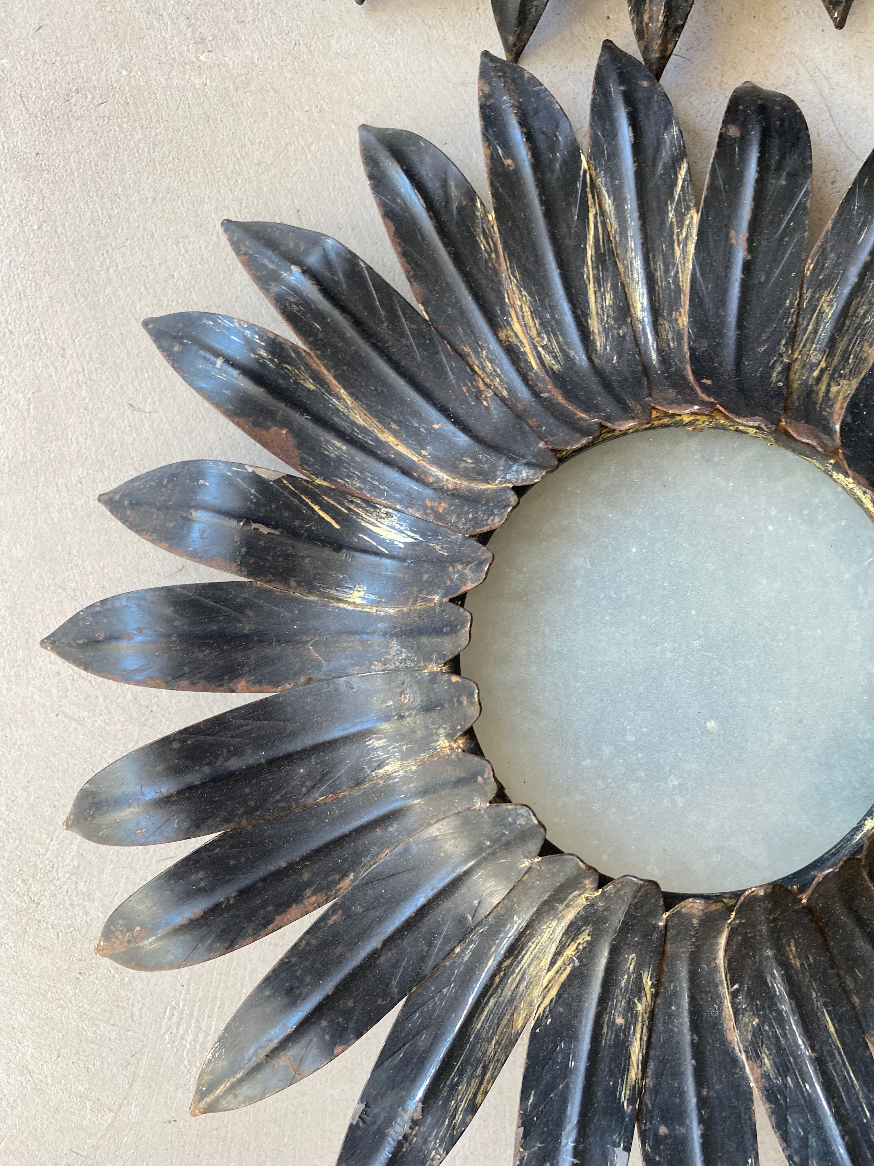 Paire d’appliques fleurs