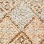 3x12 Turkish Cream & Brown Vintage Runner Rug, 79x366Cm